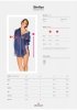 Obsessive koszulka nocna Stellya babydoll niebieska   XS/S